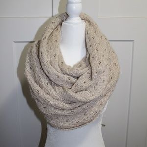 Tan Infinity Scarf